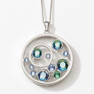 Floating Bubbles Pendant Necklace